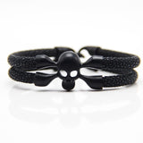 Bracelet Marked for Men with Skull