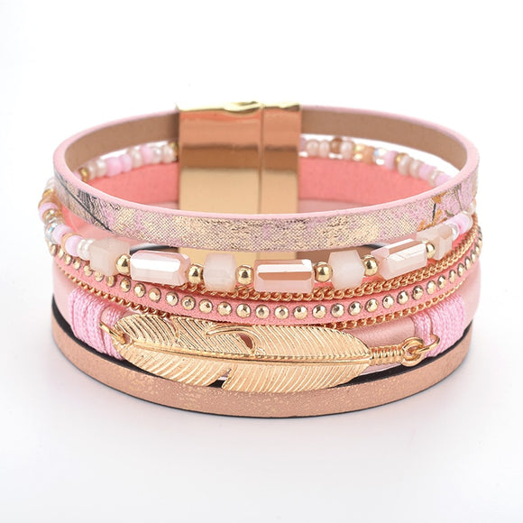 One Hairy Pink Bracelet for Women