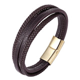 Leather Braided Bracelet for Men