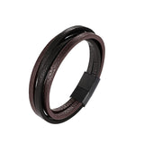 Leather Braided Bracelet for Men