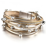 Metal Beaded Bracelet for Women
