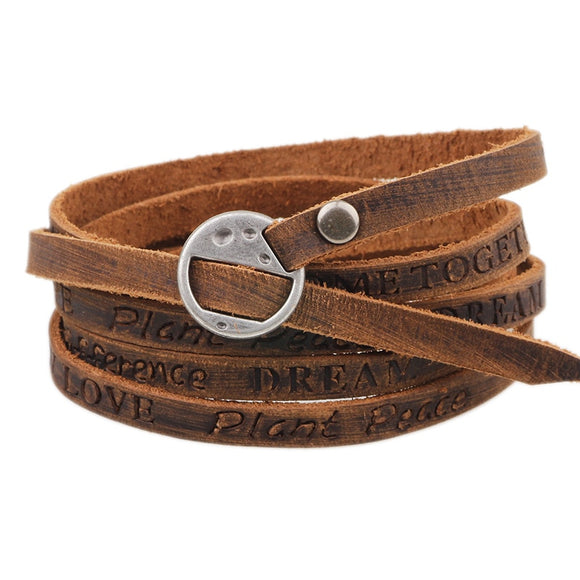 Multilayer Leather Bracelet for Men