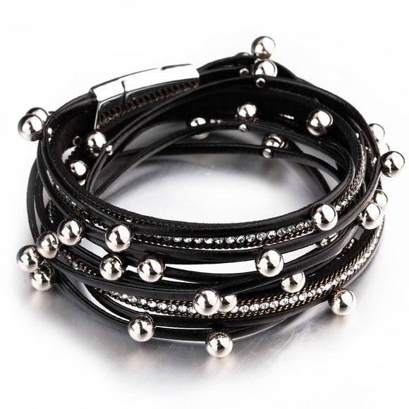 Metal Beaded Bracelet for Women