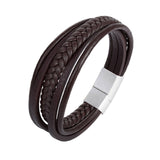 Leather Braided Bracelet for Men