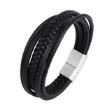 Leather Braided Bracelet for Men