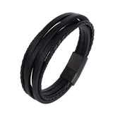 Leather Braided Bracelet for Men