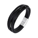 Leather Braided Bracelet for Men