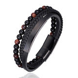 Leather Braided Bracelet for Men